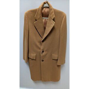 Larrimor's Vintage Camel Brown 3-Button Coat